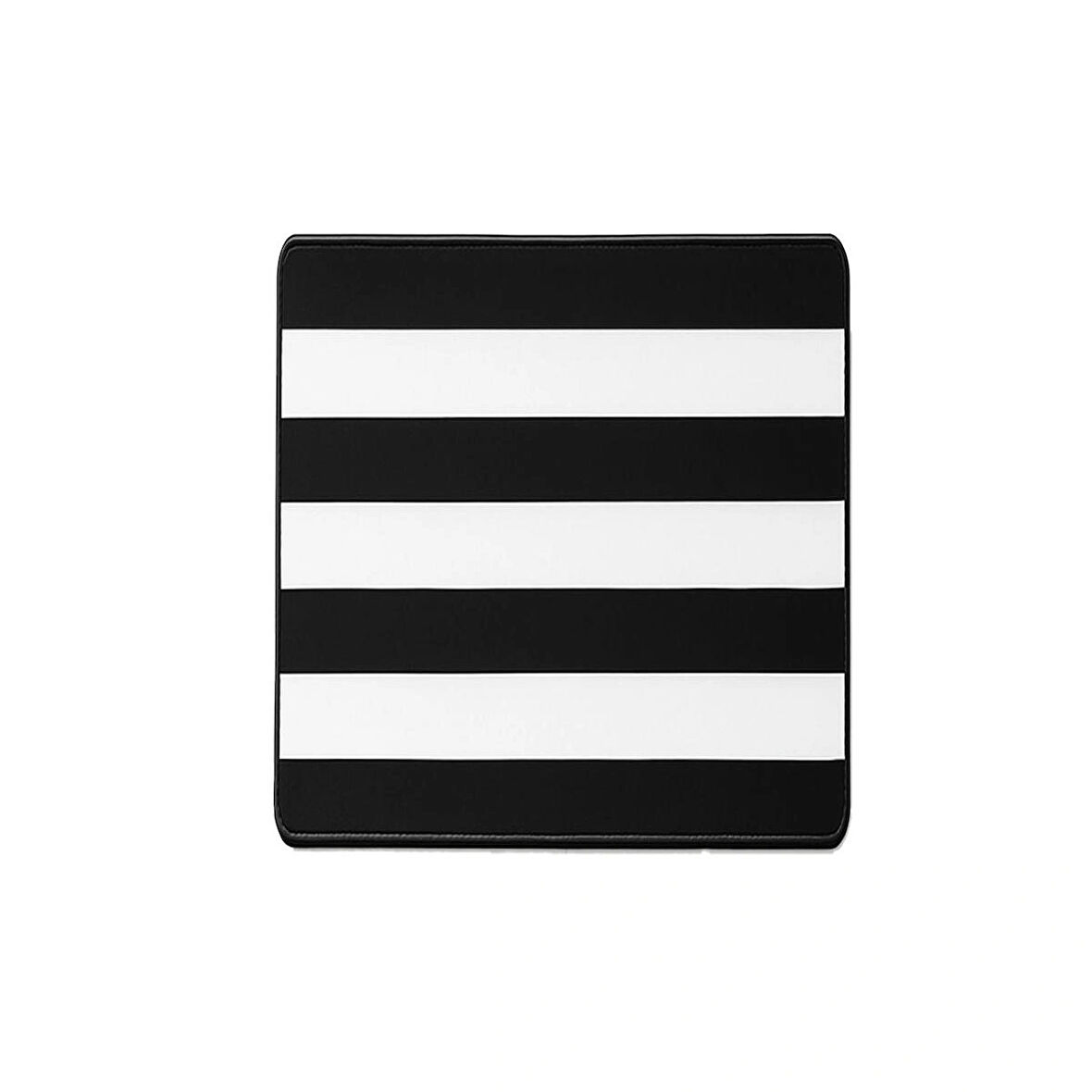 Forzacase Siyah - Beyaz Kaydırmaz Silikon Tabanlı Mat Mouse Pad 32x24cm - FC1068