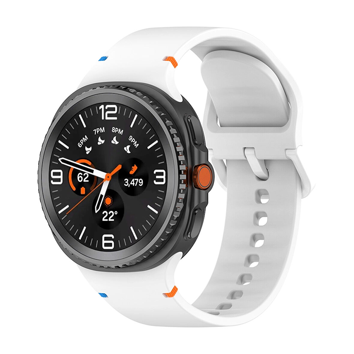 Forzacase Samsung Galaxy Watch 8 40 mm ile uyumlu Tokalı Silikon Kordon Kayış - FC1092
