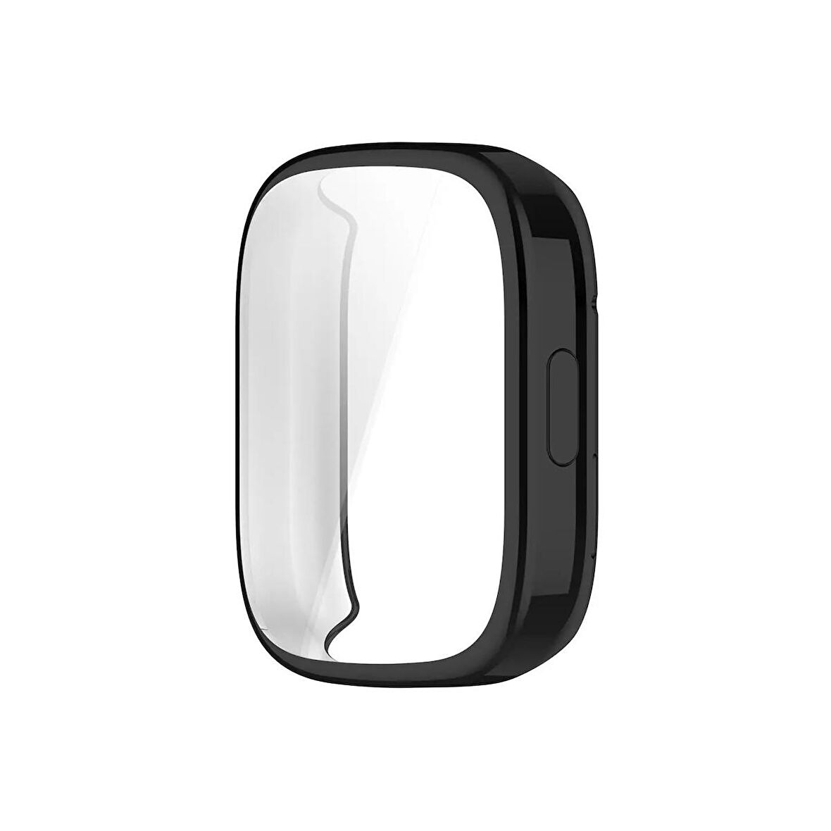 Forzacase Xiaomi Redmi Watch 3 ile uyumlu Önü Kapalı Ekran Korumalı Silikon Kılıf - FC010