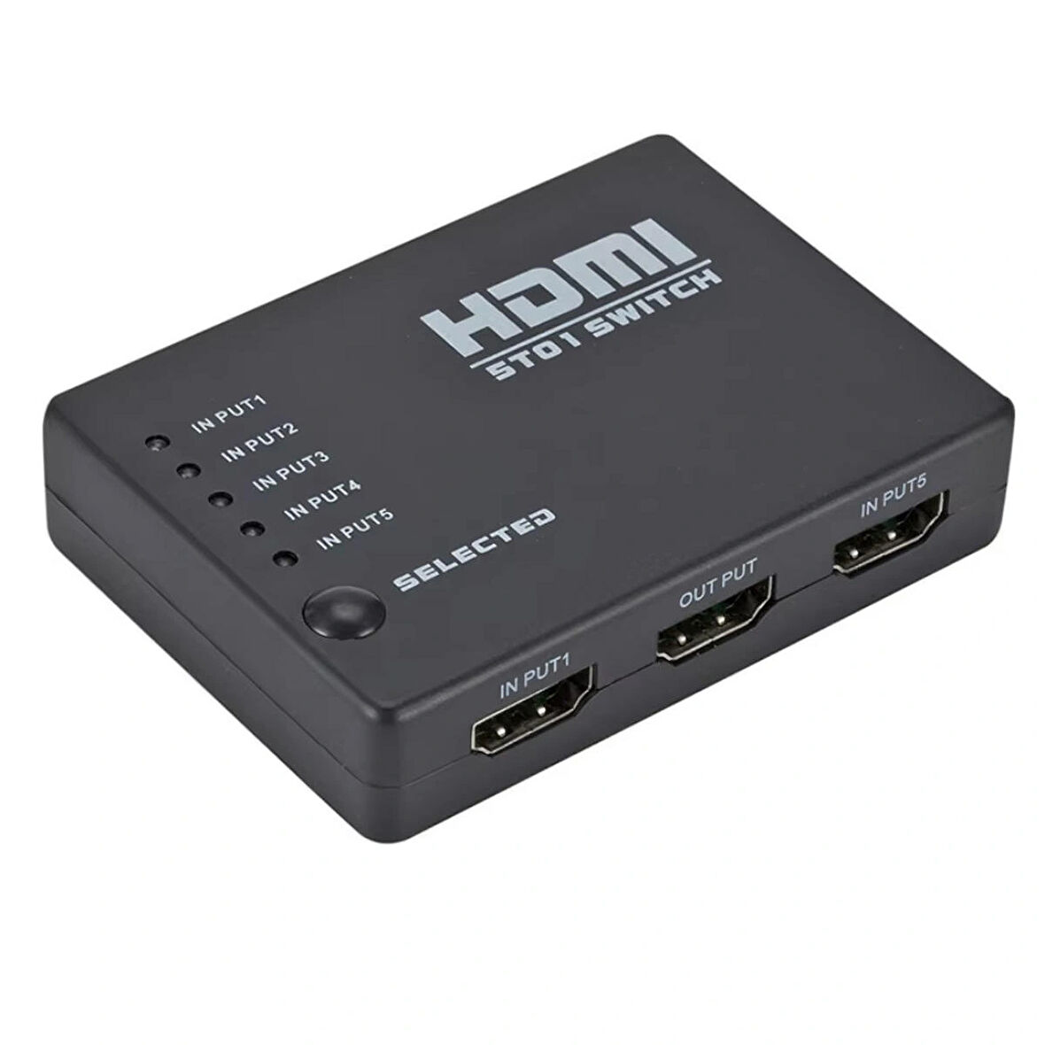 Forzacase 5 Giriş 1 Çıkış Kumandalı HDMI Çoklayıcı 5in1 Switch 1080p Full HD - FC1113