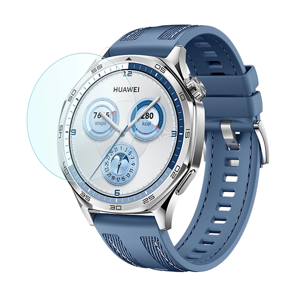 Forzacase Huawei Watch GT 5 46mm ile uyumlu Nano Esnek Ekran Koruyucu Film - FC1116