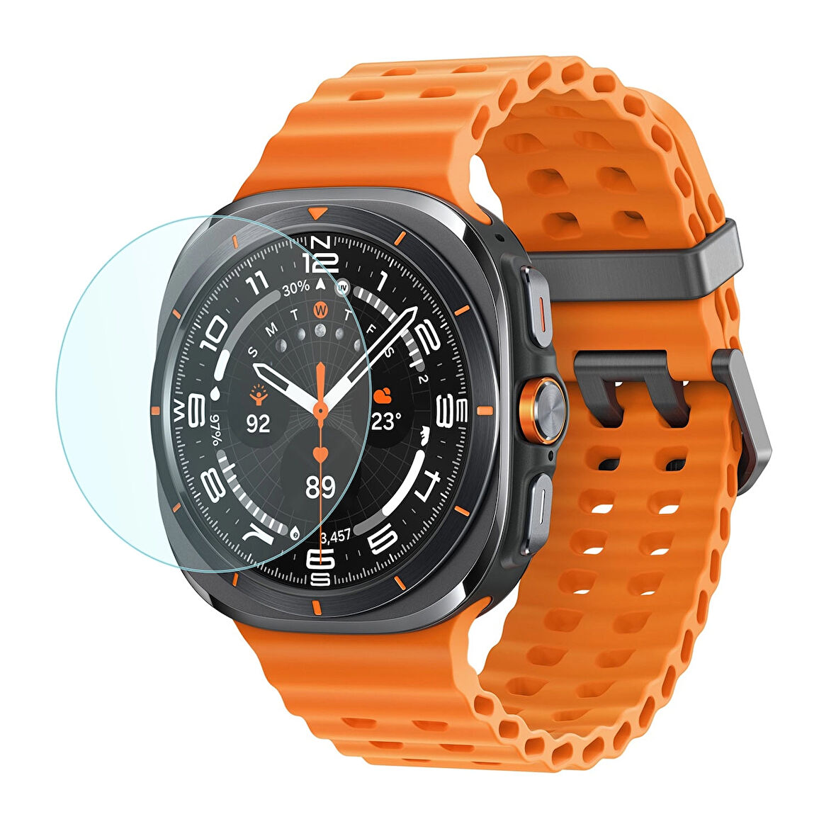 Forzacase Samsung Galaxy Watch Ultra 47mm ile uyumlu Nano Esnek Ekran Koruyucu Film - FC1116