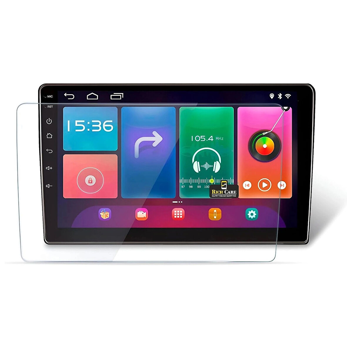 Forzacase 10 inç Universal Navigasyon Multimedya uyumlu Nano Ekran Koruyucu Film - FC1117