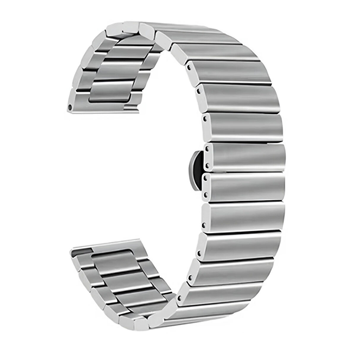 Forzacase Xiaomi Watch S4 / S4 Sport ile uyumlu Balık Sırtı Paslanmaz Çelik Kordon - FC1120
