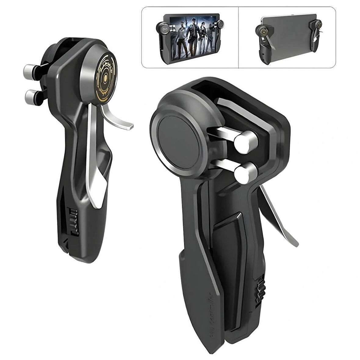 Forzacase Tablet ile uyumlu 6 Parmak Tetik Pubg Mobile Joystic Oyun Kolu Tetik Düğmesi - FC1121