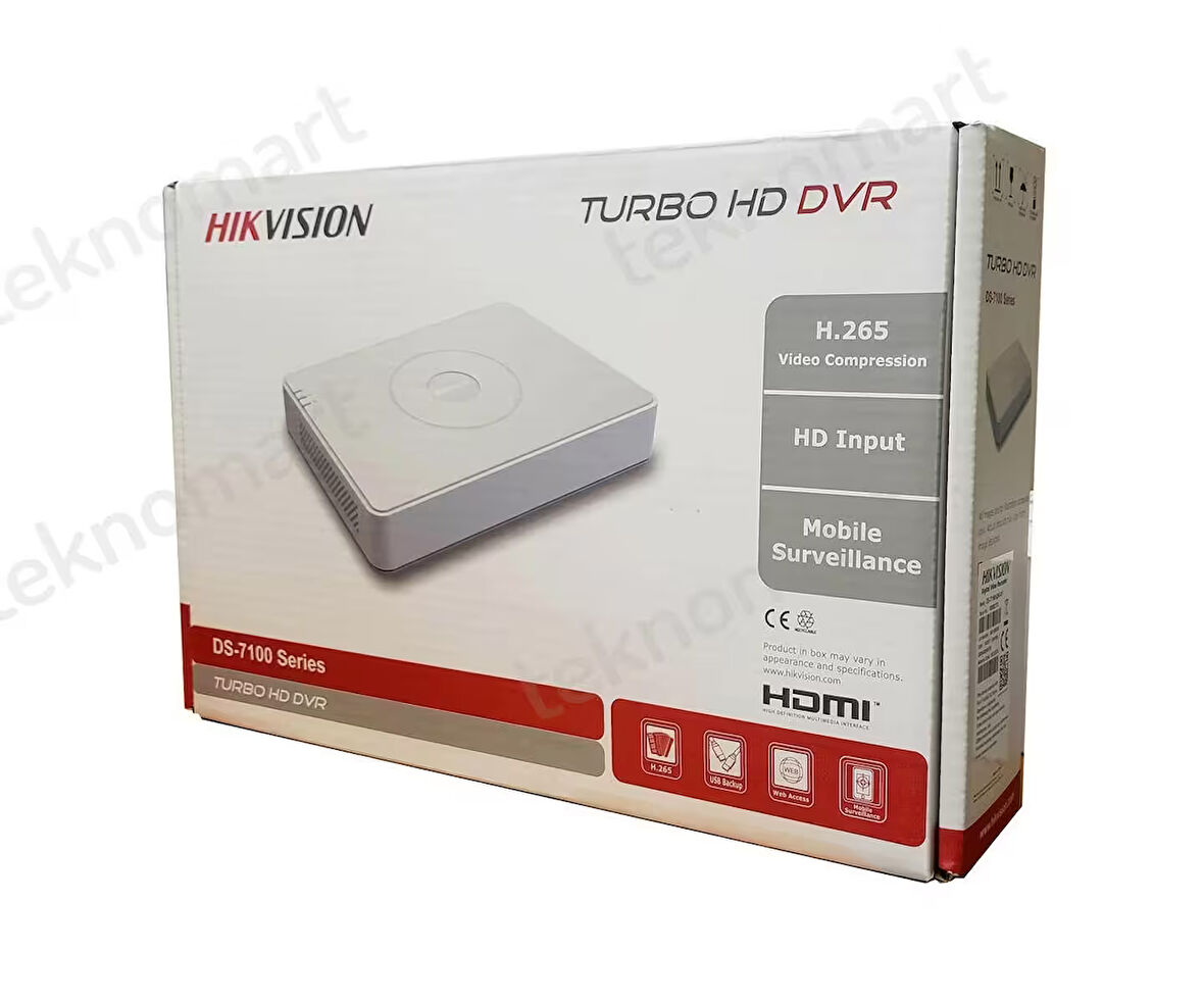 Hikvision DS-7108HGHI-M1 8 Kanal HD DVR Kayıt Cihazı