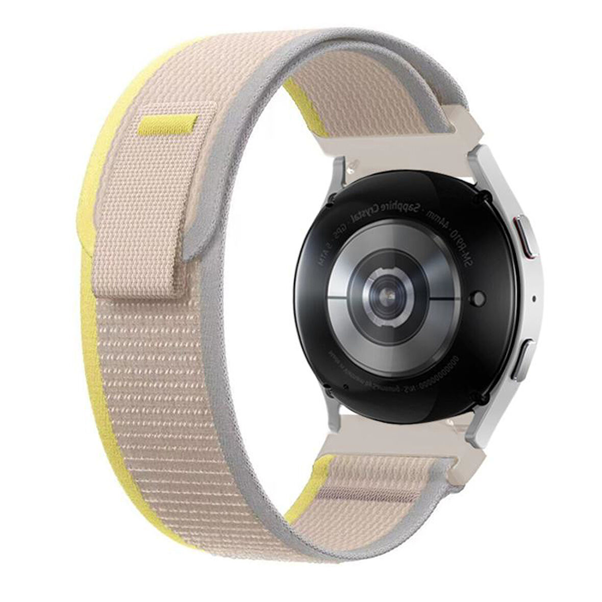 Forzacase Xiaomi Watch S4 / S4 Sport ile uyumlu Cırtlı Hasır Kumaş Kordon Kayış - FC153