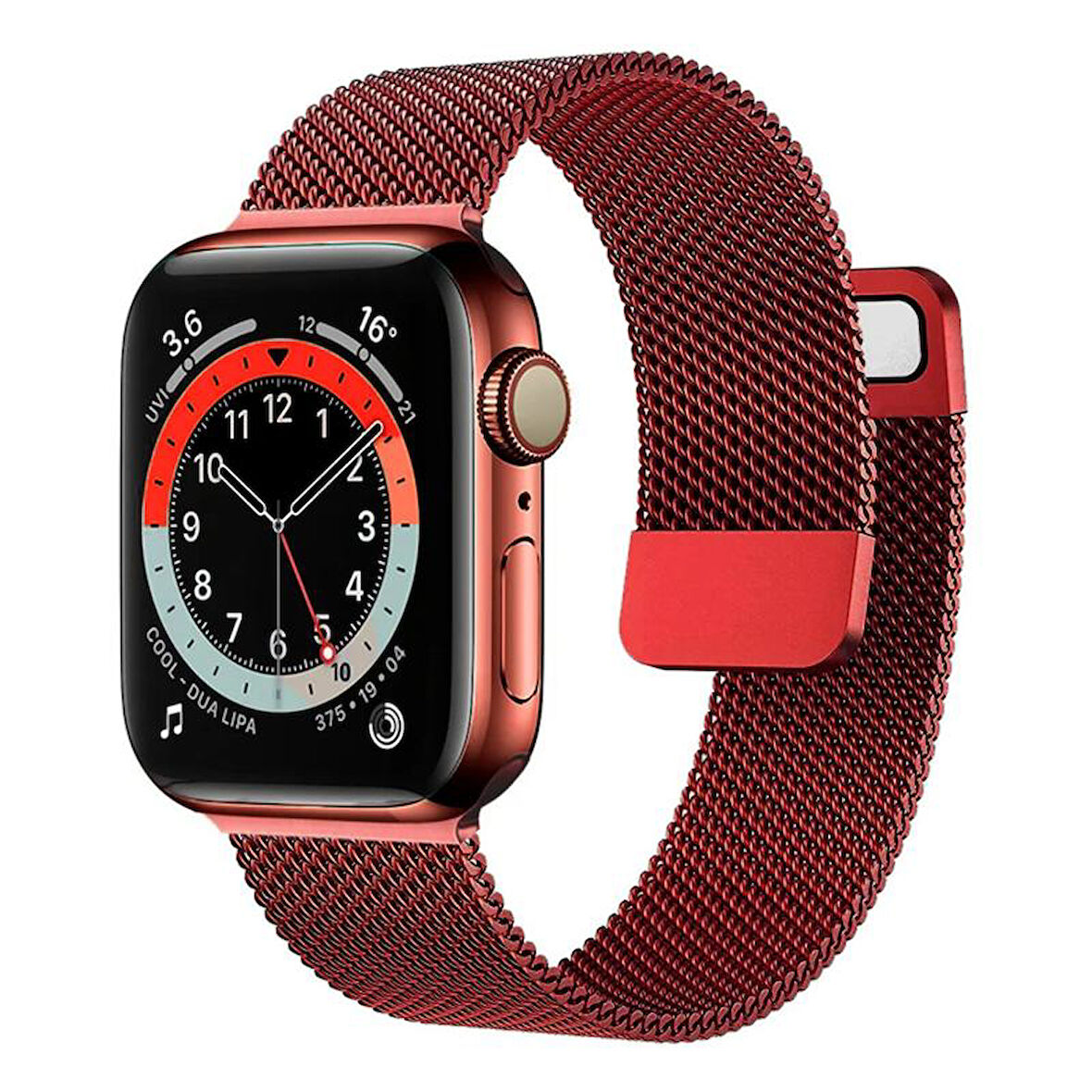 Forzacase Apple Watch 10 42mm ile uyumlu Metal Mıknatıslı Kordon Kayış - FC158