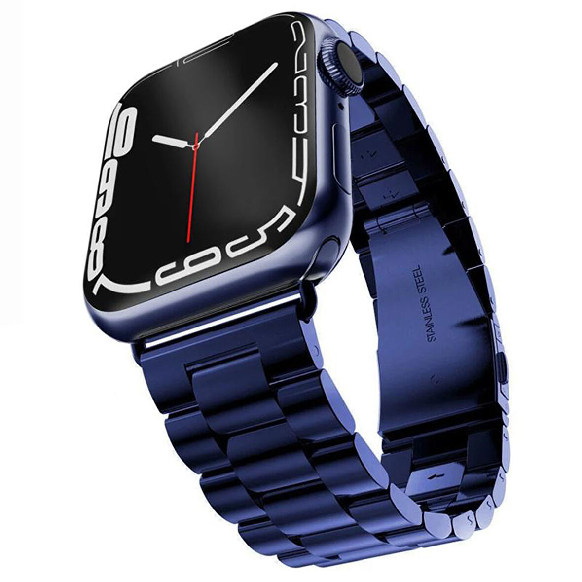 Forzacase Apple Watch 10 Series 46mm ile uyumlu Metal Bakla Kordon Kayış - FC179