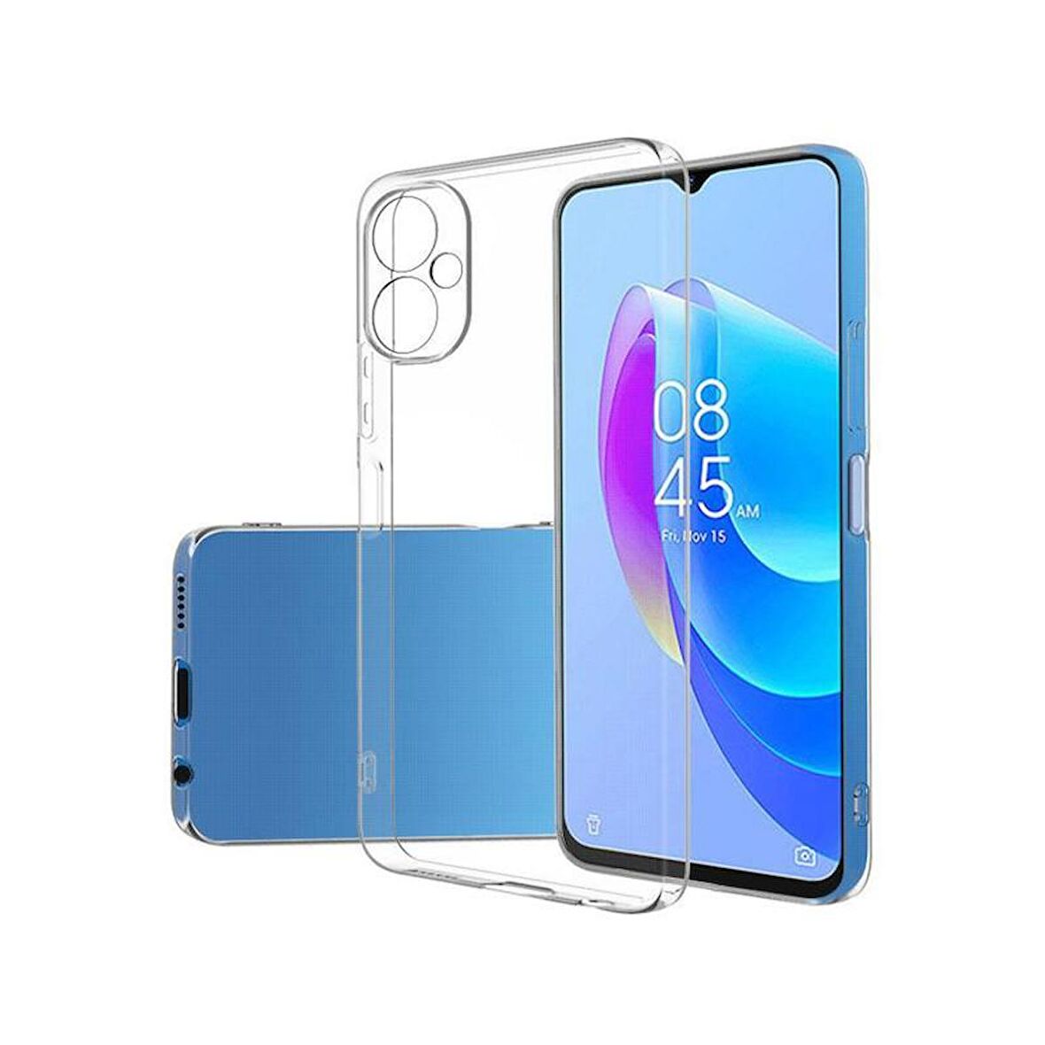 Forzacase Tecno Camon 19 Neo uyumlu Soft Slim Serisi Şeffaf Silikon Kılıf - FC194