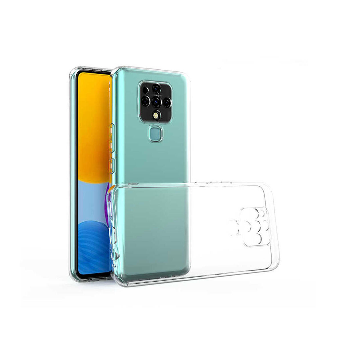 Forzacase Tecno Camon 16 uyumlu Soft Slim Serisi Şeffaf Silikon Kılıf - FC194