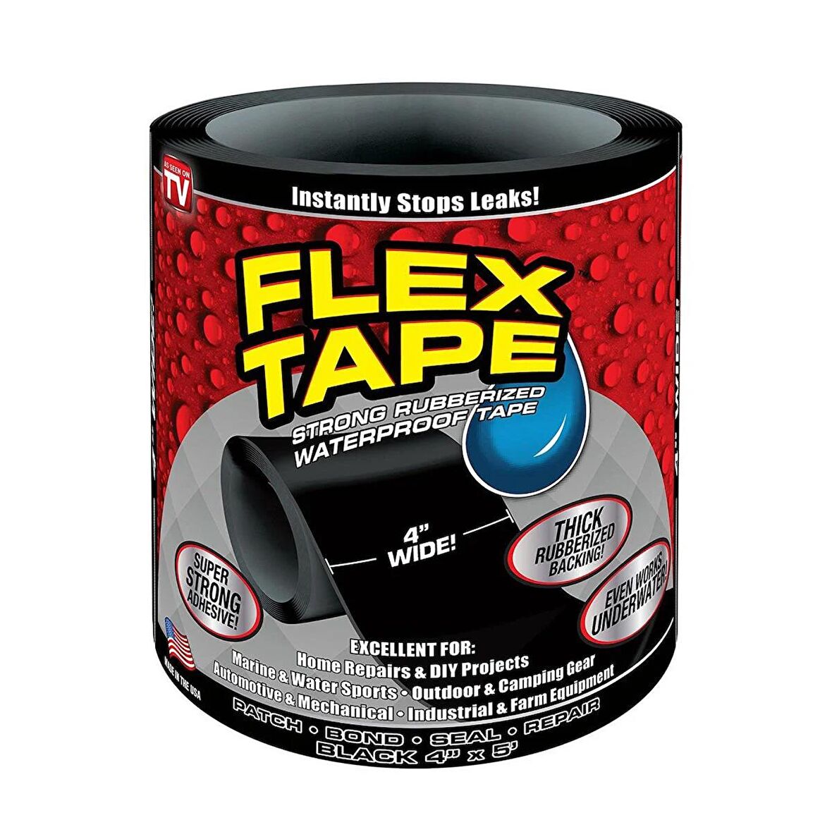 Forzacase Flex Tape Suya Dayanıklı Ultra Güçlü Tamir Bandı 150 cm - FC238