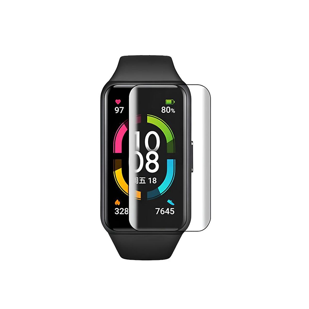 Forzacase Huawei Watch Fit 2 ile uyumlu Hydrogel Esnek Ekran Koruma Filmi - FC250