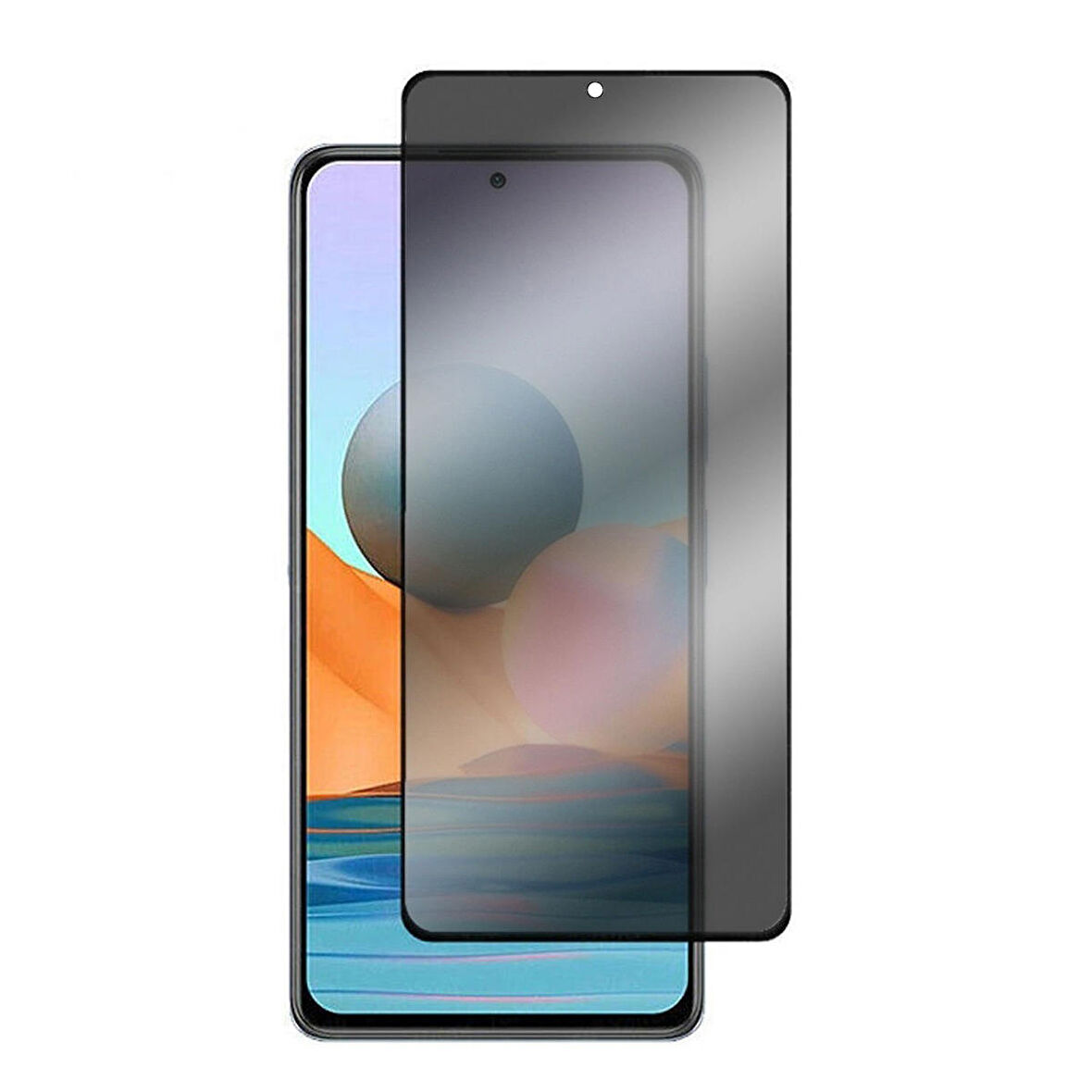 Forzacase Xiaomi Redmi Note 10 / 10S için Privacy Hayalet Ekran Koruyucu Seramik Film - FC292