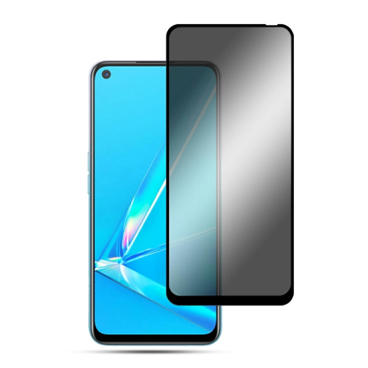 Forzacase Oppo A92 için Privacy Hayalet Ekran Koruyucu Seramik Film - FC292