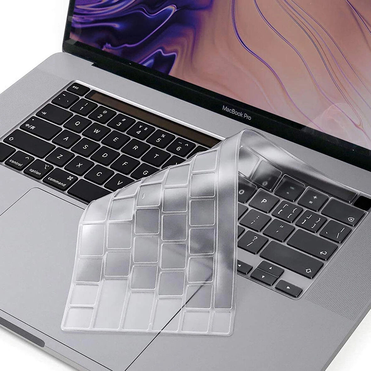 Forzacase Macbook Pro 13 A2289/A2251/A2338/A2141 uyumlu Silikon Klavye Koruması US / Amerikan - FC338