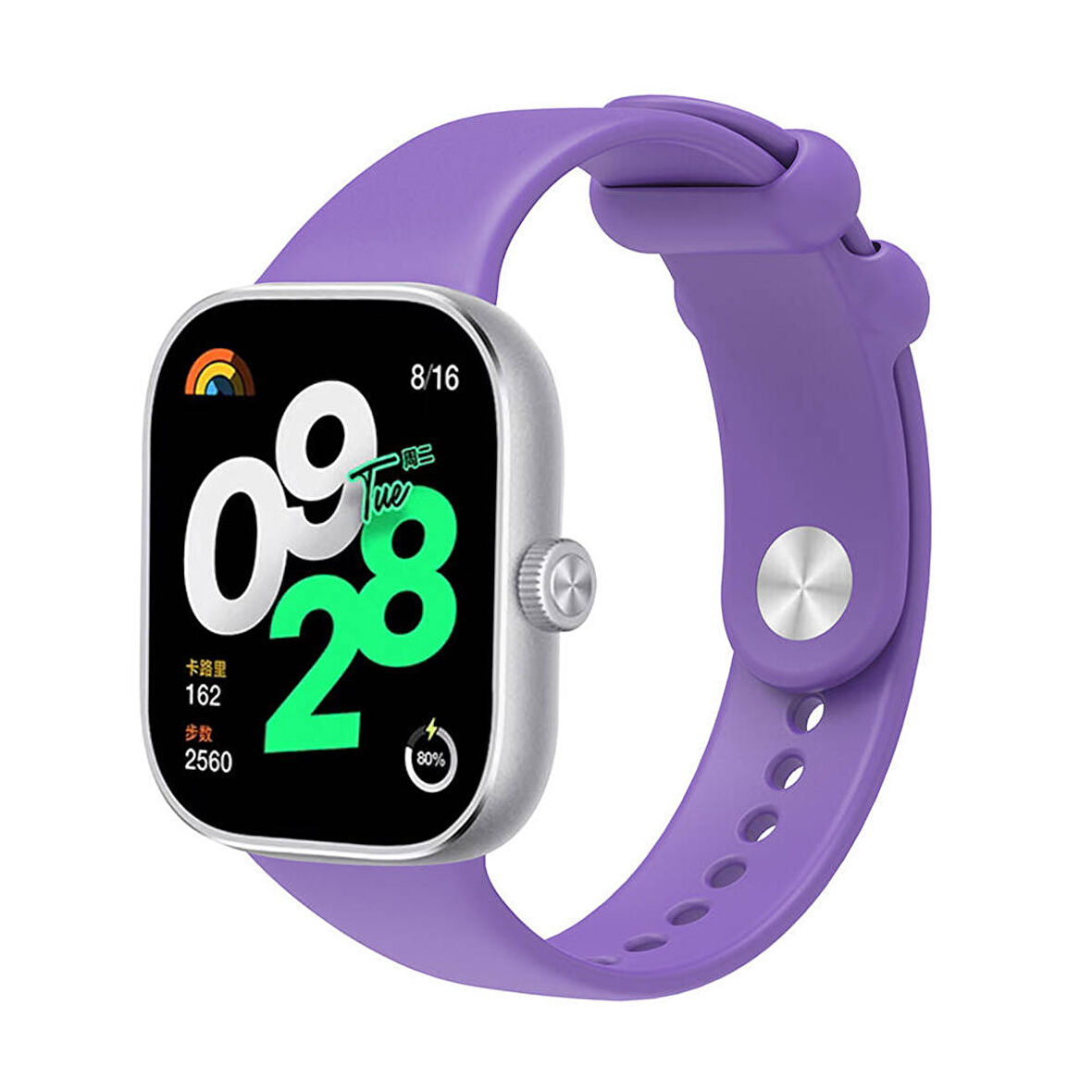 Forzacase Xiaomi Redmi Watch 4 ile uyumlu Silikon Kordon Kayış - FC395