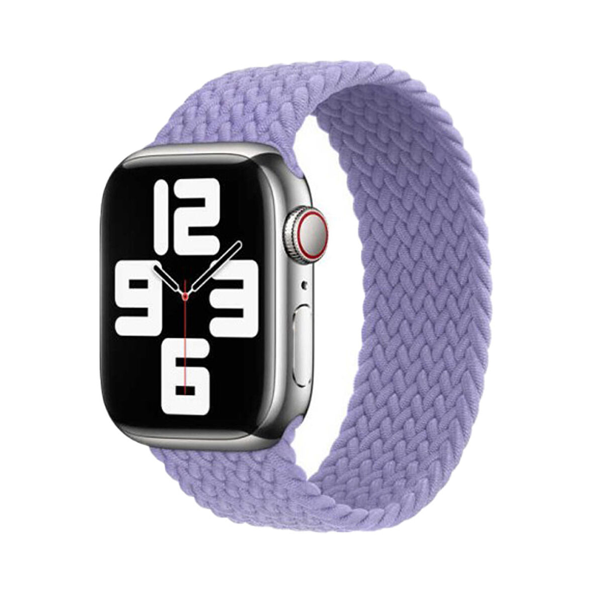Forzacase Apple Watch 8 45mm için Hasır Örgü Solo Loop Kordon Kayış - FC401