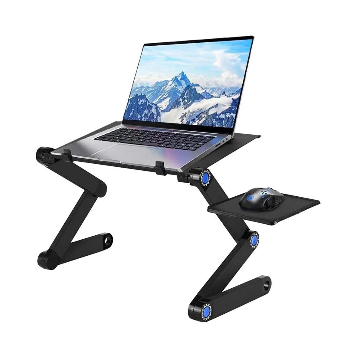 Forzacase Alüminyum Yükseklik Ayarlı Mouse Padli Notebook Tablet Laptop Sehpası Stand - FC466