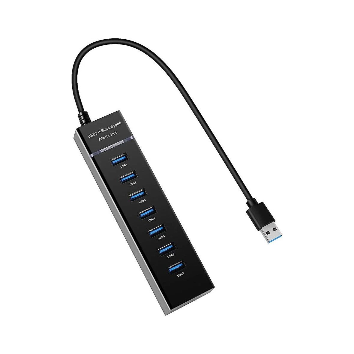 Forzacase USB 3.0 to USB 2.0 Port Çoğaltıcı Hub 7in1 OTG Adaptör 7li USB Çoklayıcı - FC478