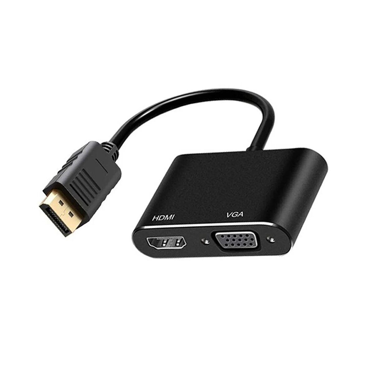 Forzacase 3in1 DP to HDMI + VGA Adaptör 4K 30hz Görüntü Adaptörü - FC503