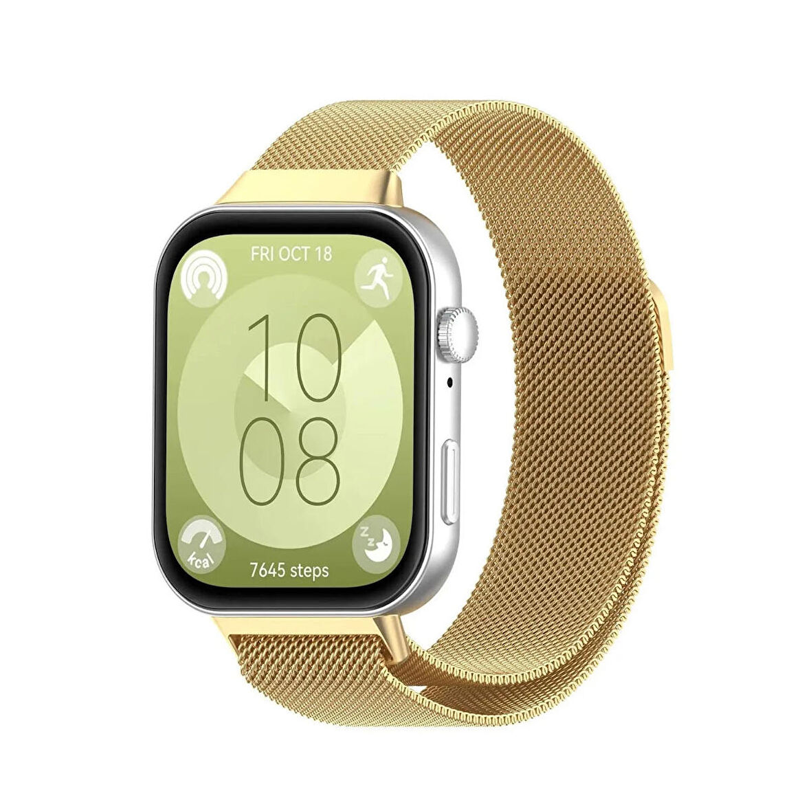 Forzacase Huawei Fit 3 ile uyumlu Metal Mıknatıslı Manyetik Kordon Kayış - FC634