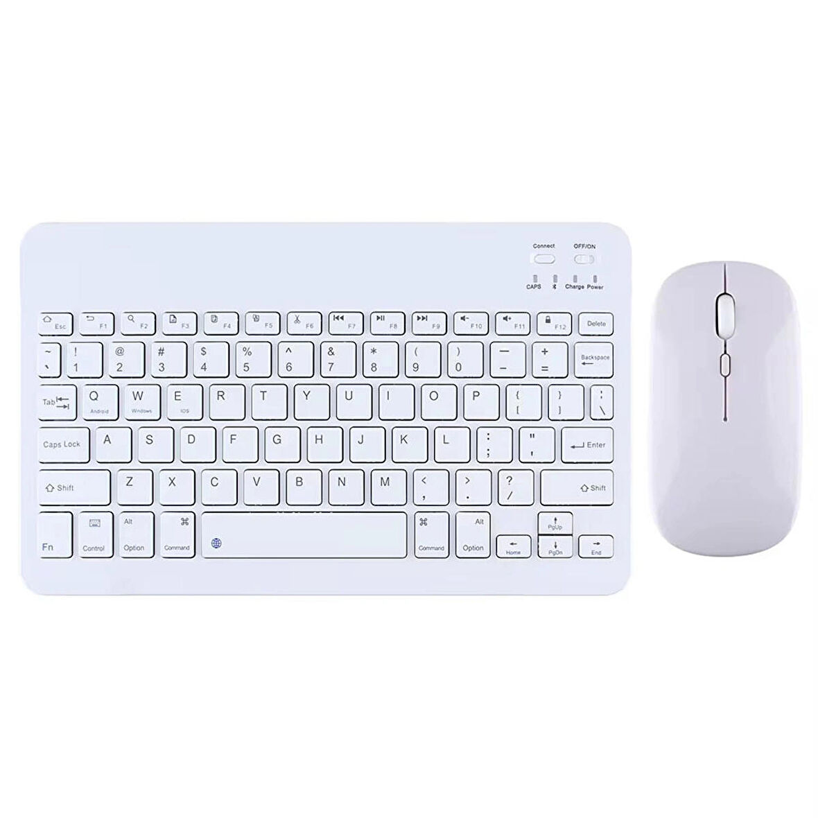 Forzacase Samsung Galaxy Tab S10 Ultra SM-X920 uyumlu Bluetooth Kablosuz Klavye Mouse Set - FC760B