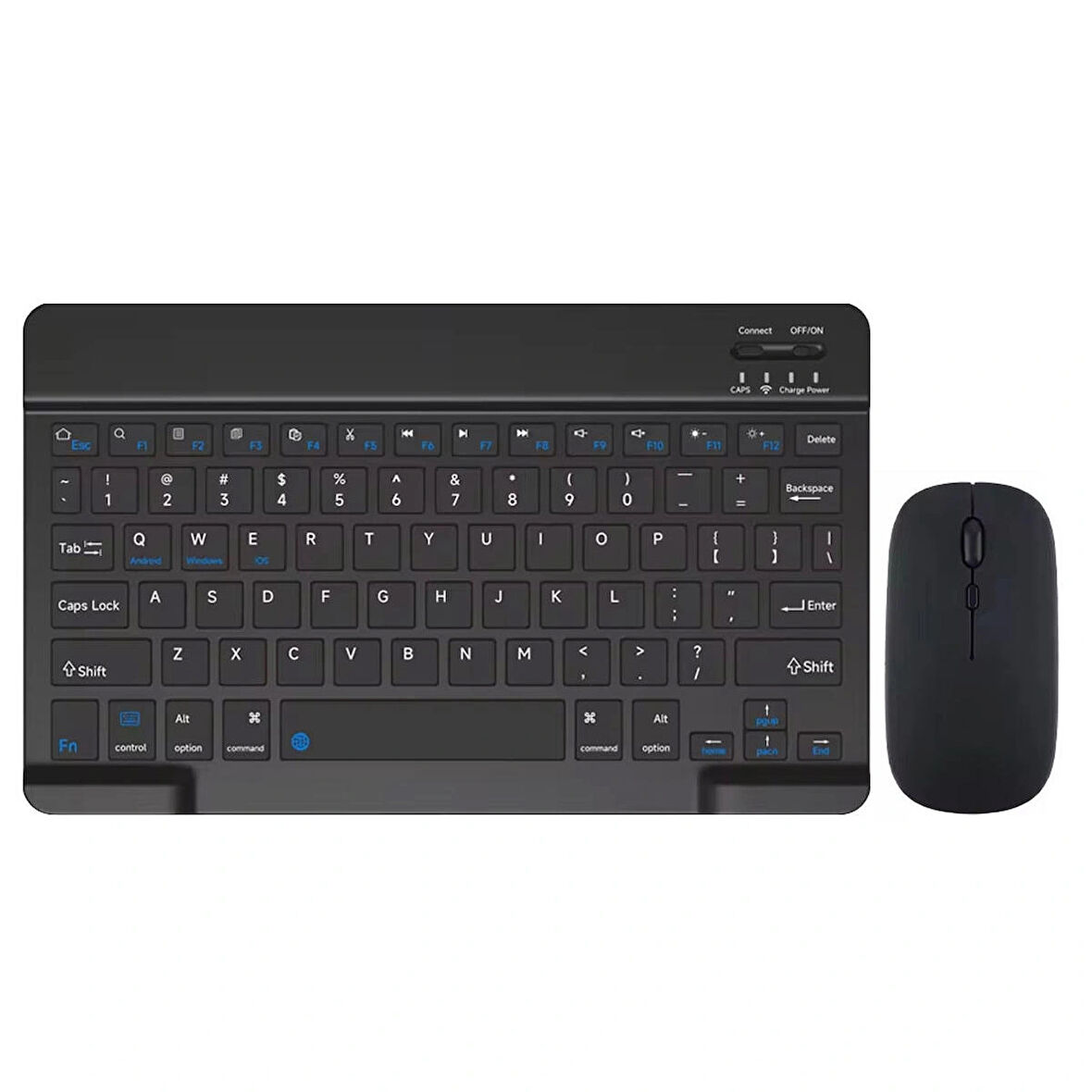 Forzacase Samsung Galaxy Tab S10 Ultra SM-X920 uyumlu Bluetooth Kablosuz Klavye Mouse Set - FC760S