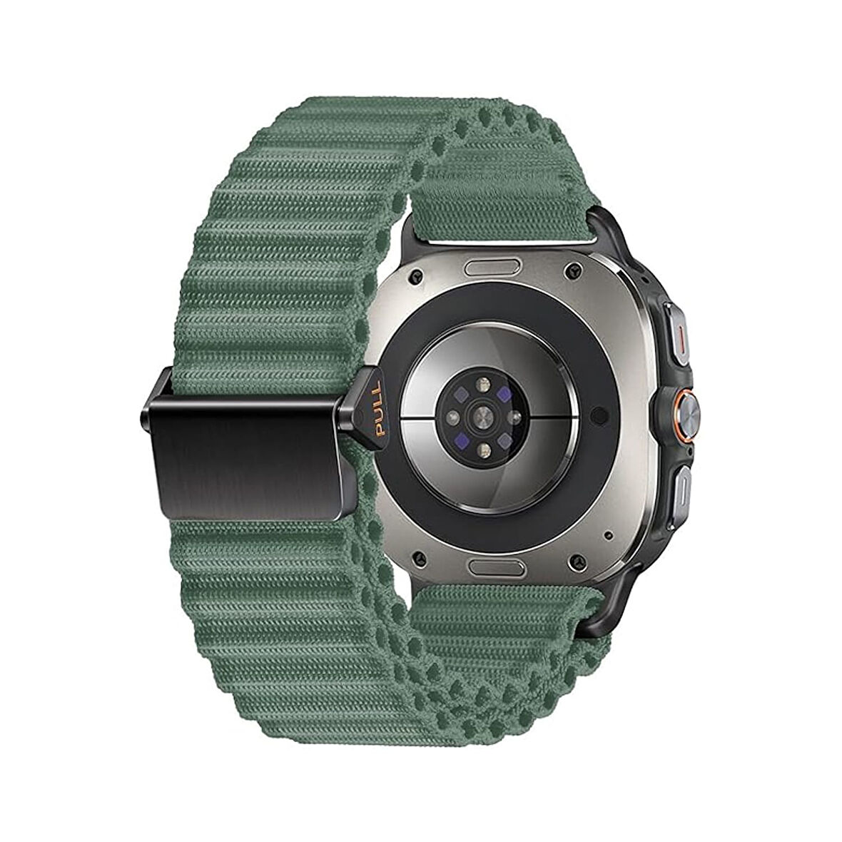 Forzacase Samsung Galaxy Watch 7 Ultra için Metal Tokalı Esnek Hasır Örgü Kordon Kayış - FC783