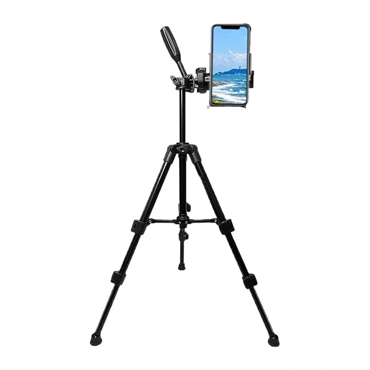 Forzacase 136 cm Profesyonel Kamera DSLR Telefon Tutuculu Çantalı Tripod - FC812