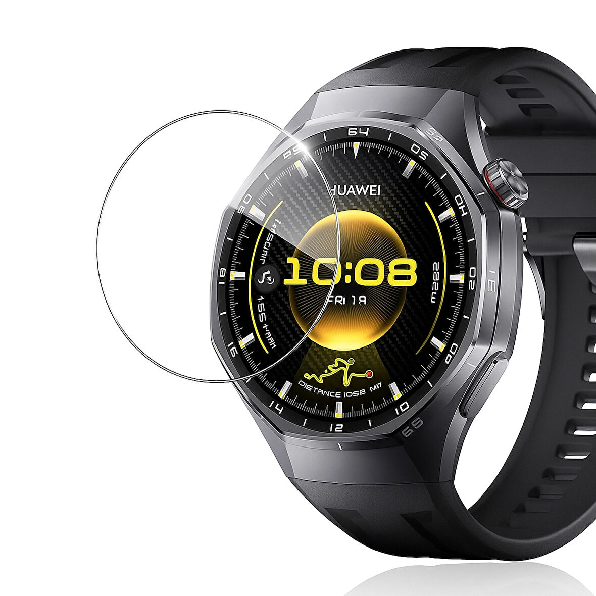 Forzacase Huawei Watch GT6 Pro 46mm ile uyumlu Temperli Kırılmaz Cam Ekran Koruyucu - FC861