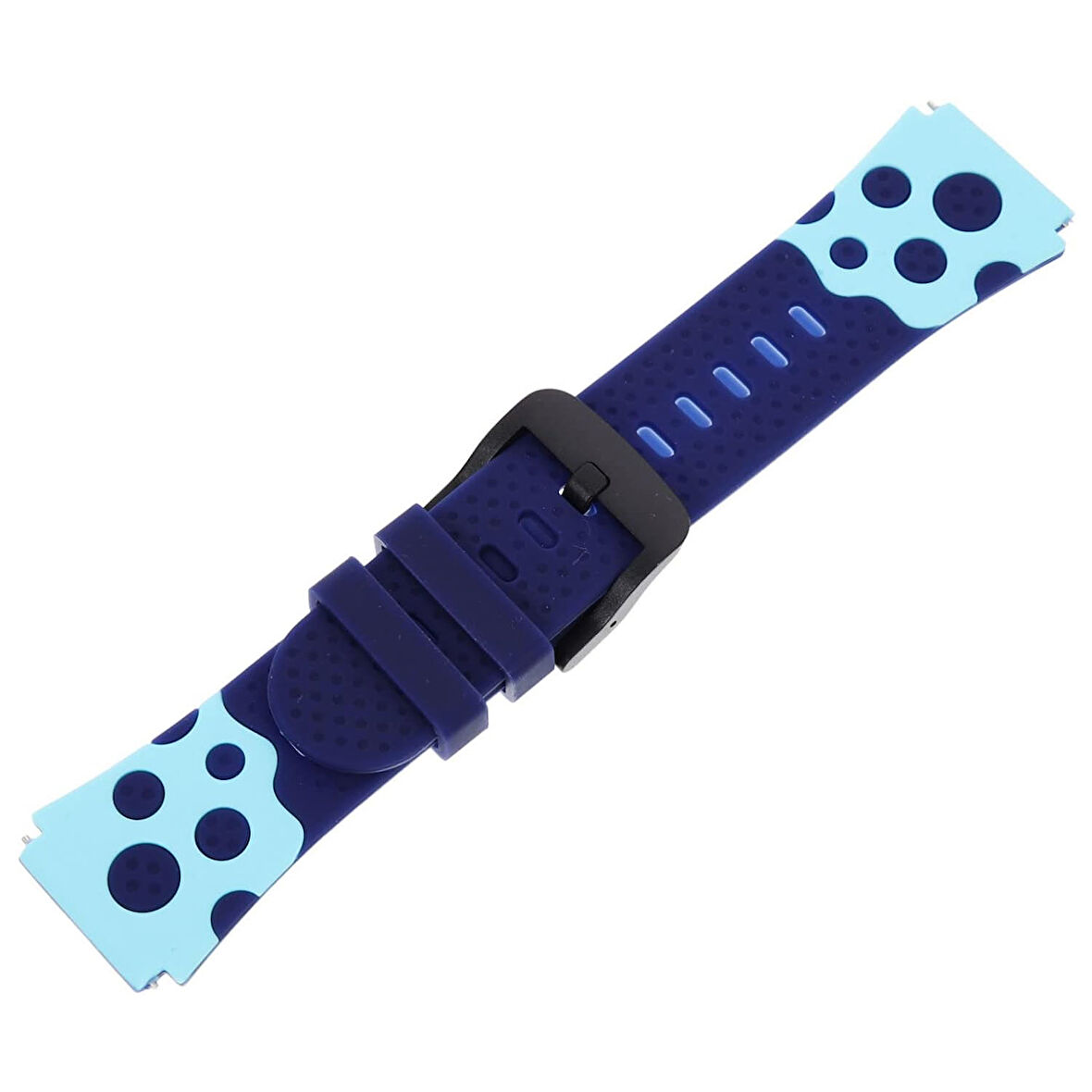 Forzacase Baby Smart Q12 Akıllı Çocuk Saat ile uyumlu Çift Renk Şık Silikon Kordon Kayış - FC891