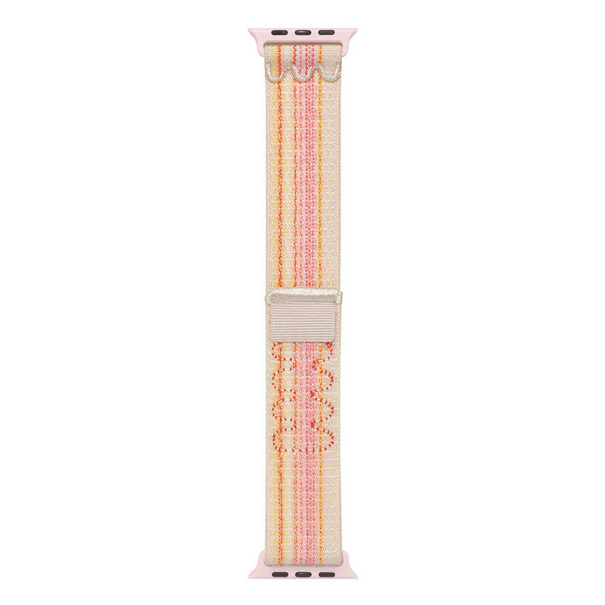 Forzacase Apple Watch 9 41mm ile uyumlu Hasır Örgü Cırtlı Kordon Kayış - FC908