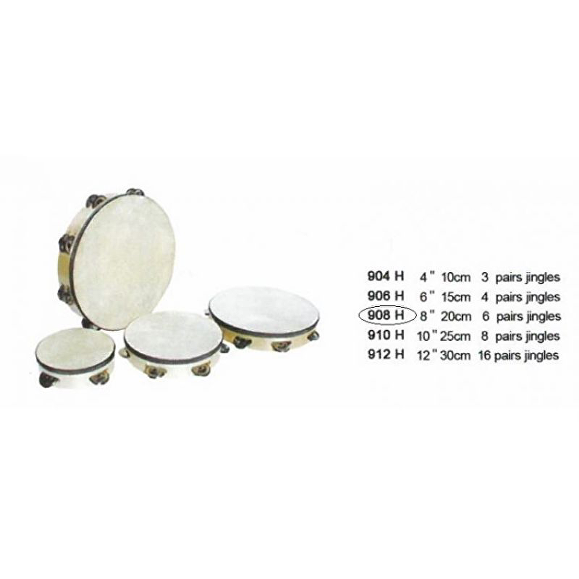 FOCUS FC908H 8\" Tamburin Tef