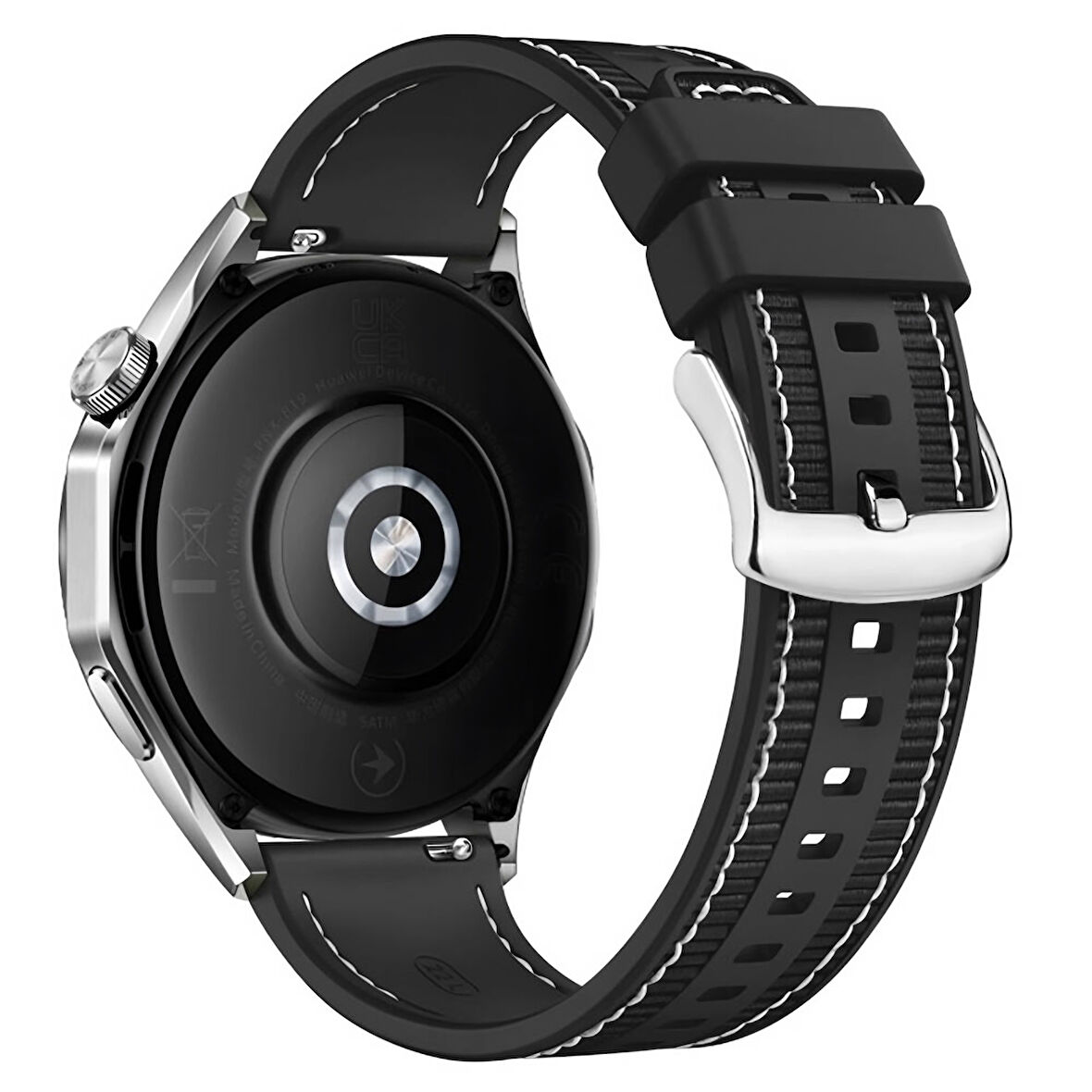 Forzacase Xiaomi Redmi Watch 5 Active ile uyumlu Dikişli Kumaş Görünüm Silikon Kordon Kayış - FC910