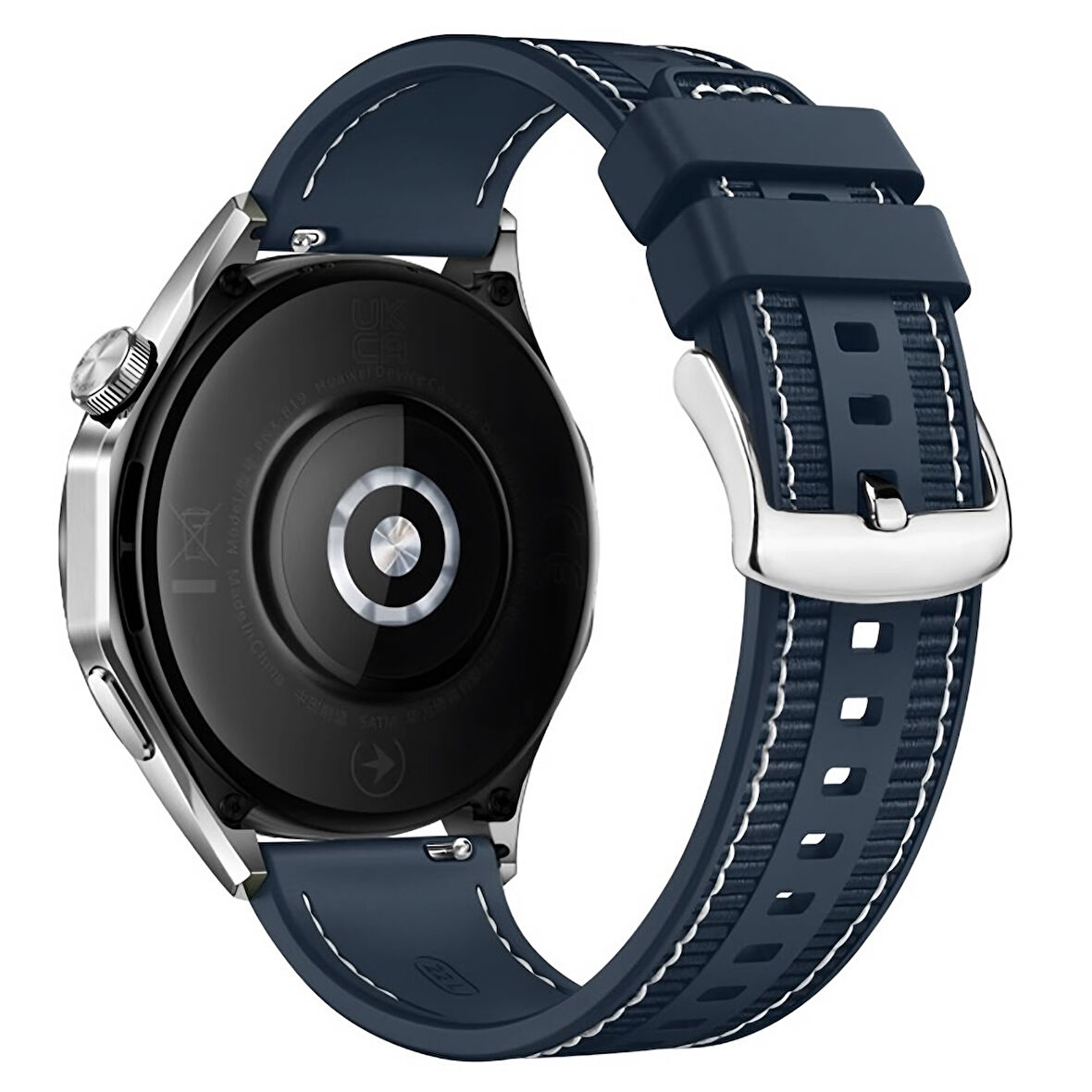 Forzacase Xiaomi Watch S3 ile uyumlu Dikişli Kumaş Görünüm Silikon Kordon Kayış - FC910