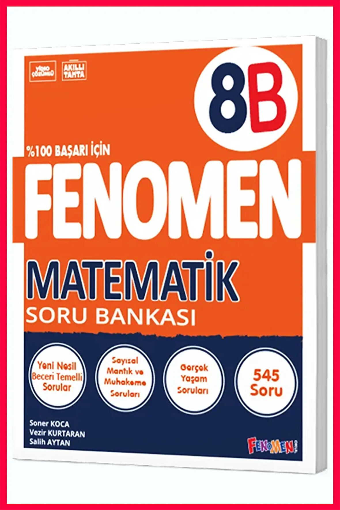 Fenomen Yayınları 8. Sınıf Lgs Matematik Soru Bankası (b)