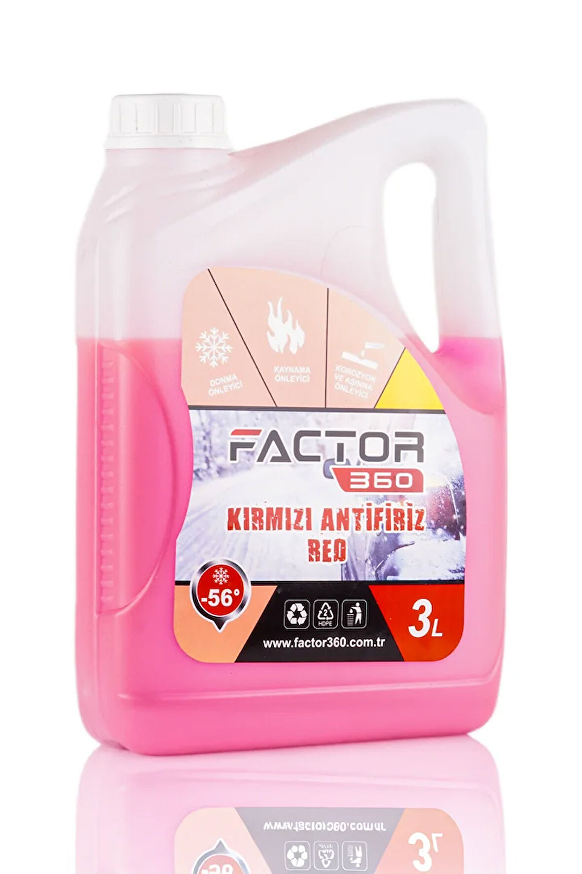 Factor360 -56°C Kırmızı Antifriz 3 L