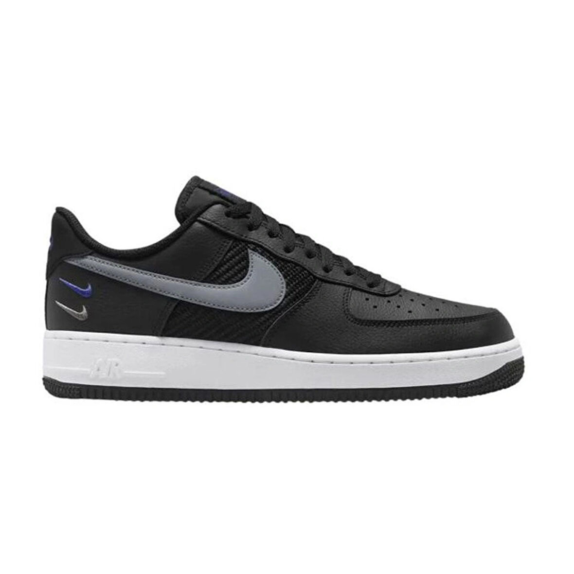 Nike Air Force 1 ’07 Double Swoosh Black Racer Blue