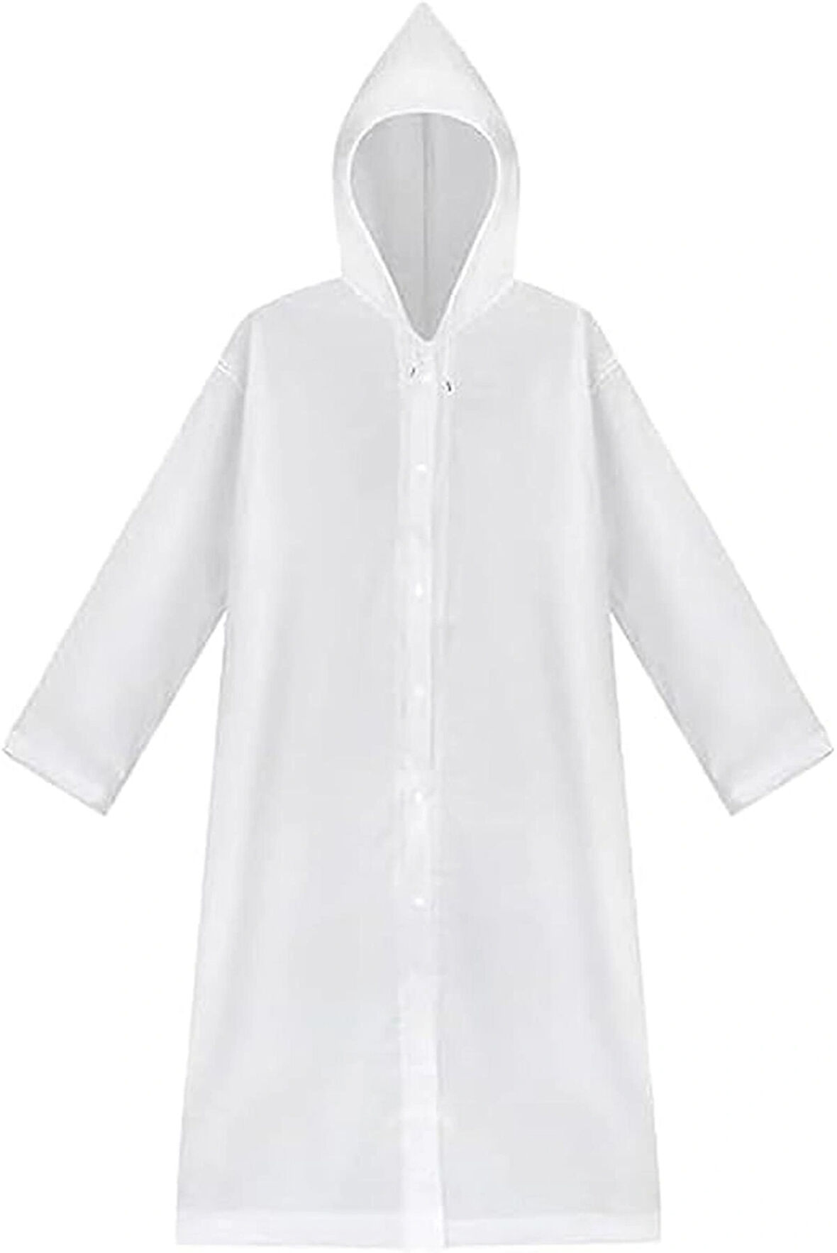 Microcase Erkek ve Kadınlar için Rüzgar ve Yağmur Koruyucu Yağmurluk - BEYAZ AL4665