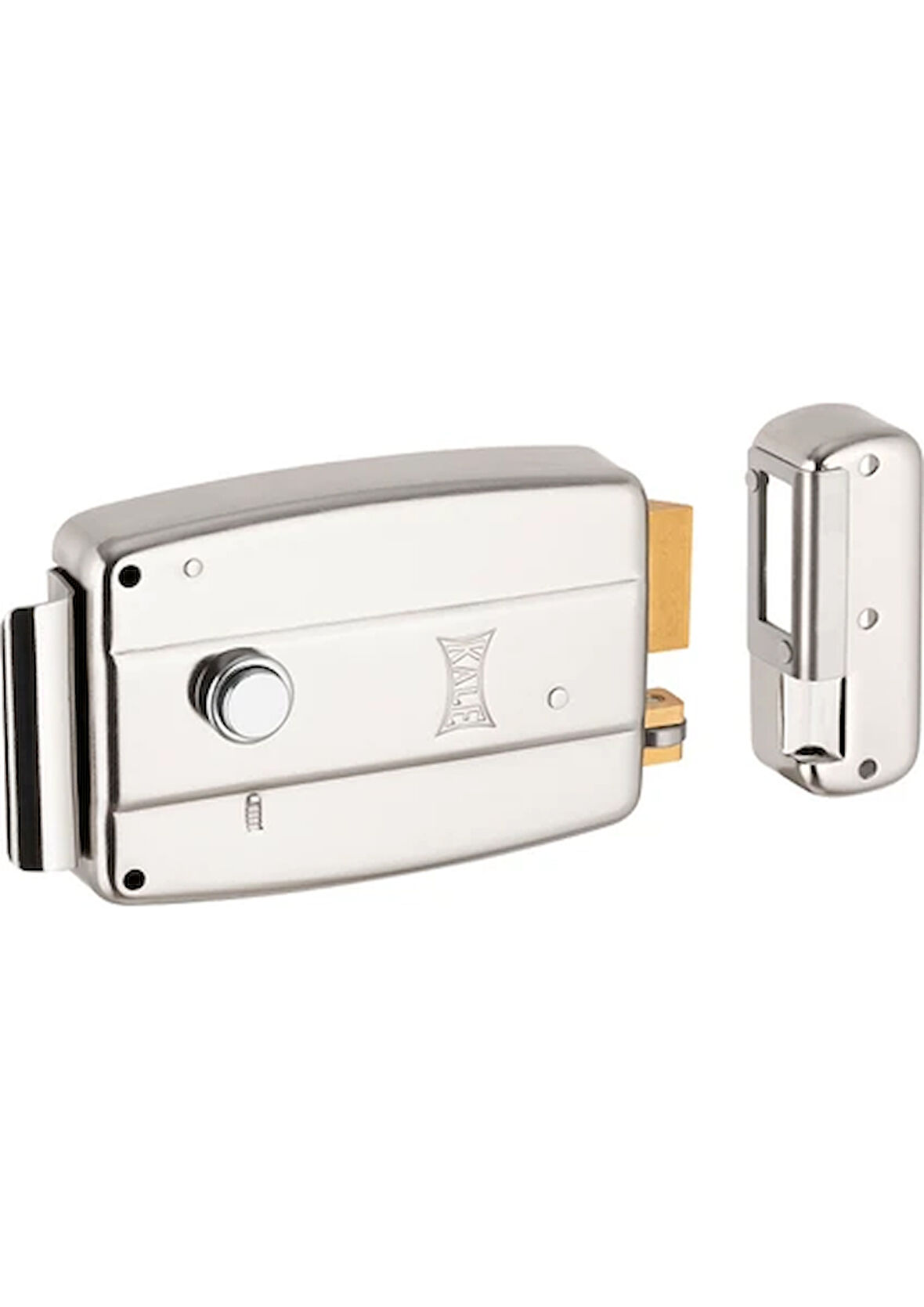 Kale Silindirli Tirajlı Elektrikli Kilit Nikel 14 cm (52 mm Silindirli) - 157EL000021