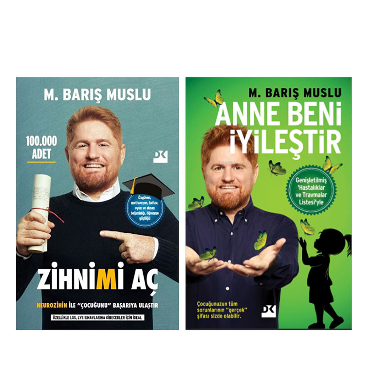 Doğan Kitap Barış Muslu Zihnimi Aç ve Anne Beni İyileştir Seti 2 Kitap