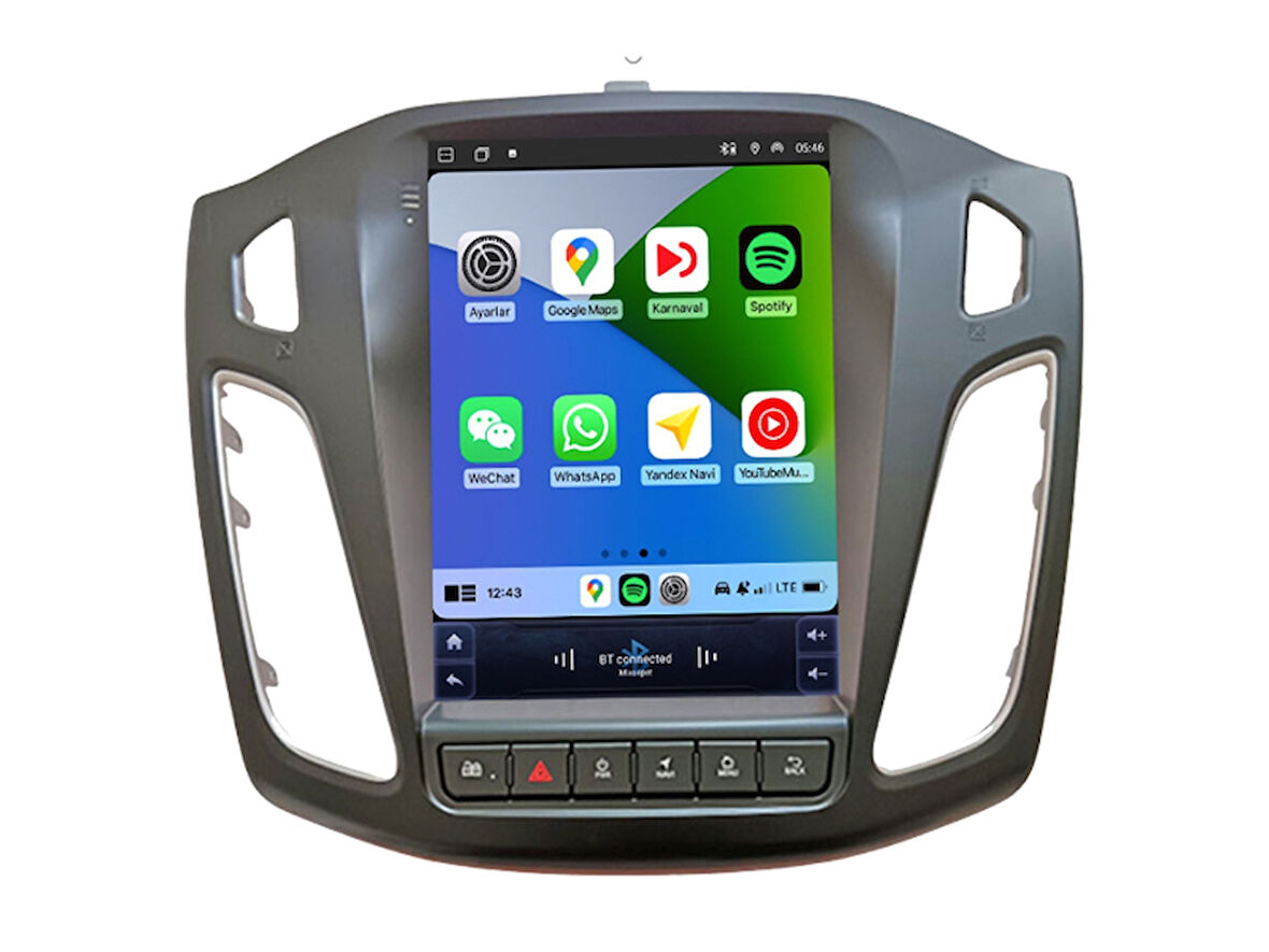 Ford Focus 3/4 Tesla Multimedya (2012-2018) 4 GB RAM 32 GB Hafıza 4 Çekirdek Navibox