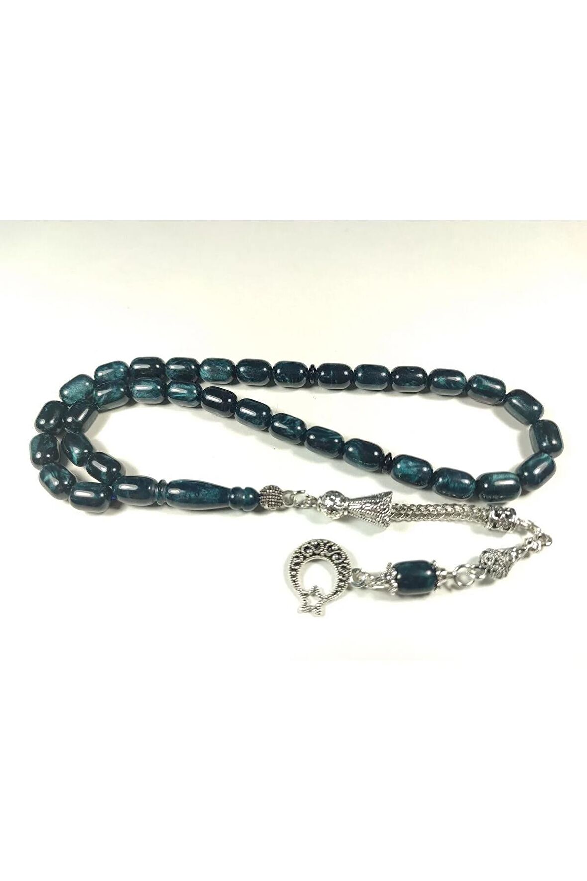 Alman Gümüş Püskül Kombinli Rengin Zirvesi El Boy Ithal Galalit Sertiffikalı 4073