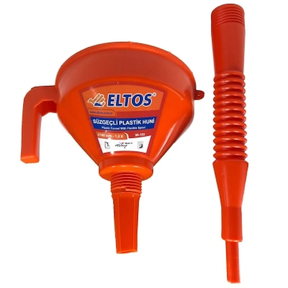 PLASTİK SÜZGEÇLİ HUNİ 1.2LT X 160MM