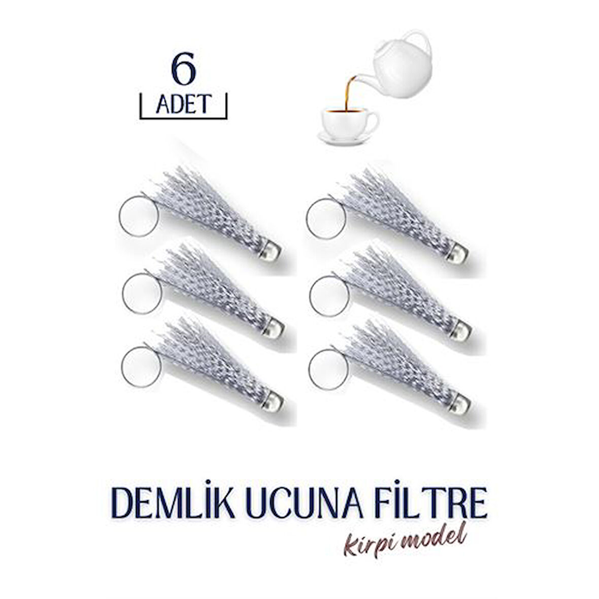 Demlik Ucuna Filtre 6 ADET Novy Design