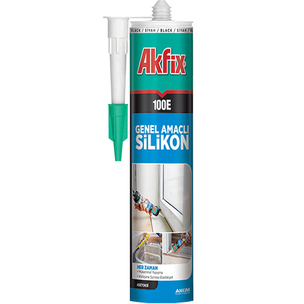 Silikon Genel Amaçlı 100E / 280ml Beyaz