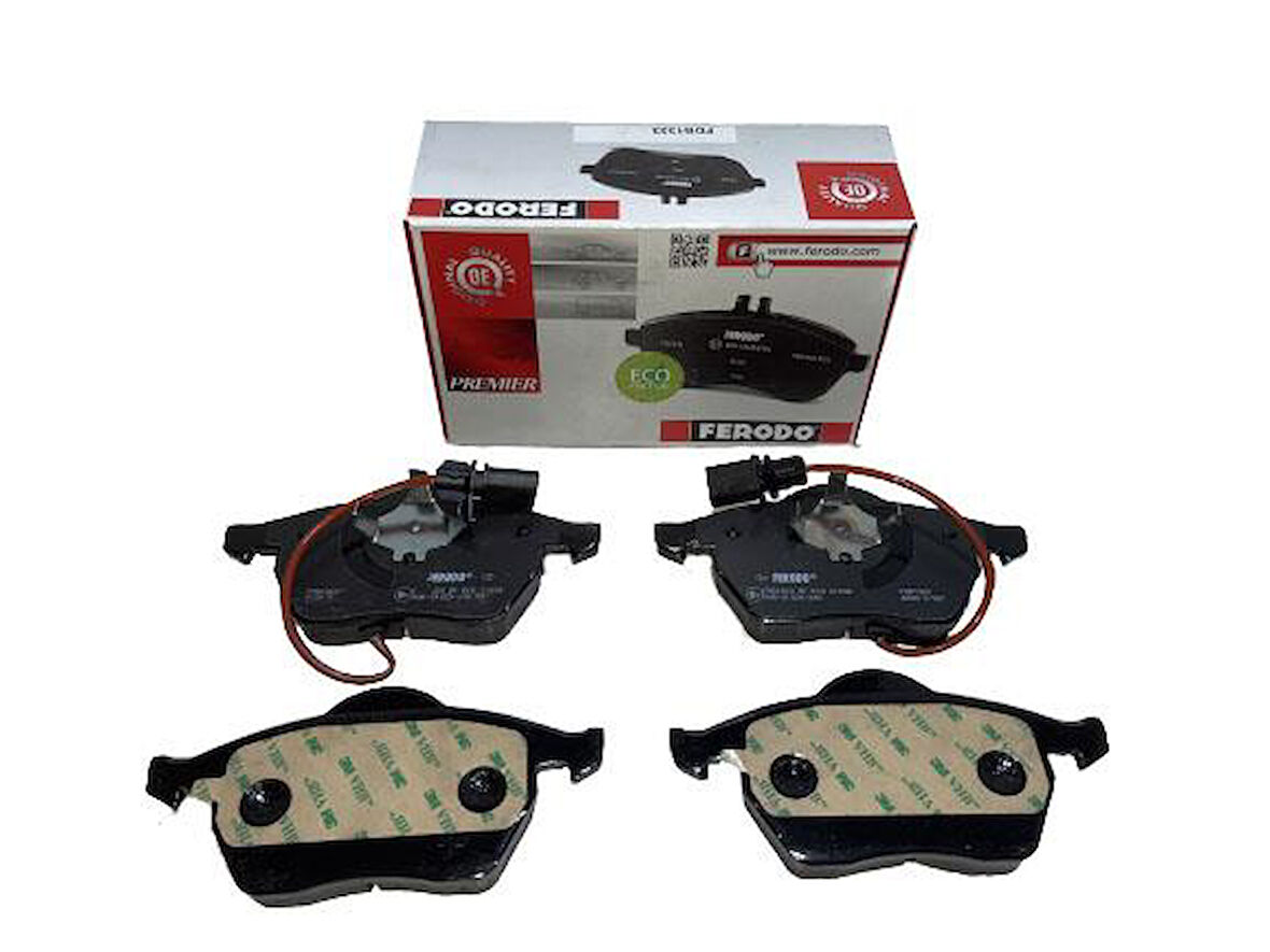 ÖN FREN BALATASI KABLOLU 20.4MM / PASSAT-AUDI A4-A6-SUPERB / 4B0698151J-FDB1323  