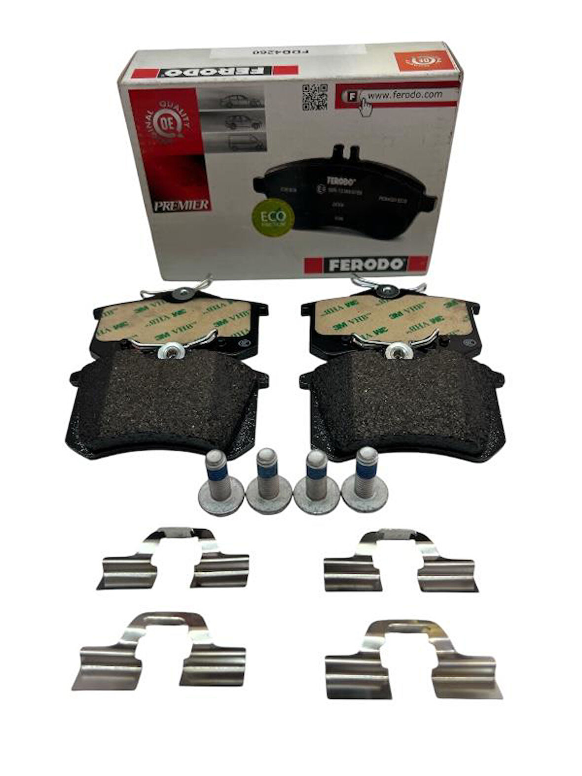 ARKA FREN BALATASI FİŞSİZ / PEUGEOT 307 - CITROEN C3-C4 - VW CADDY (04-15) - RENAULT MEGANE 2 / 4260-425398