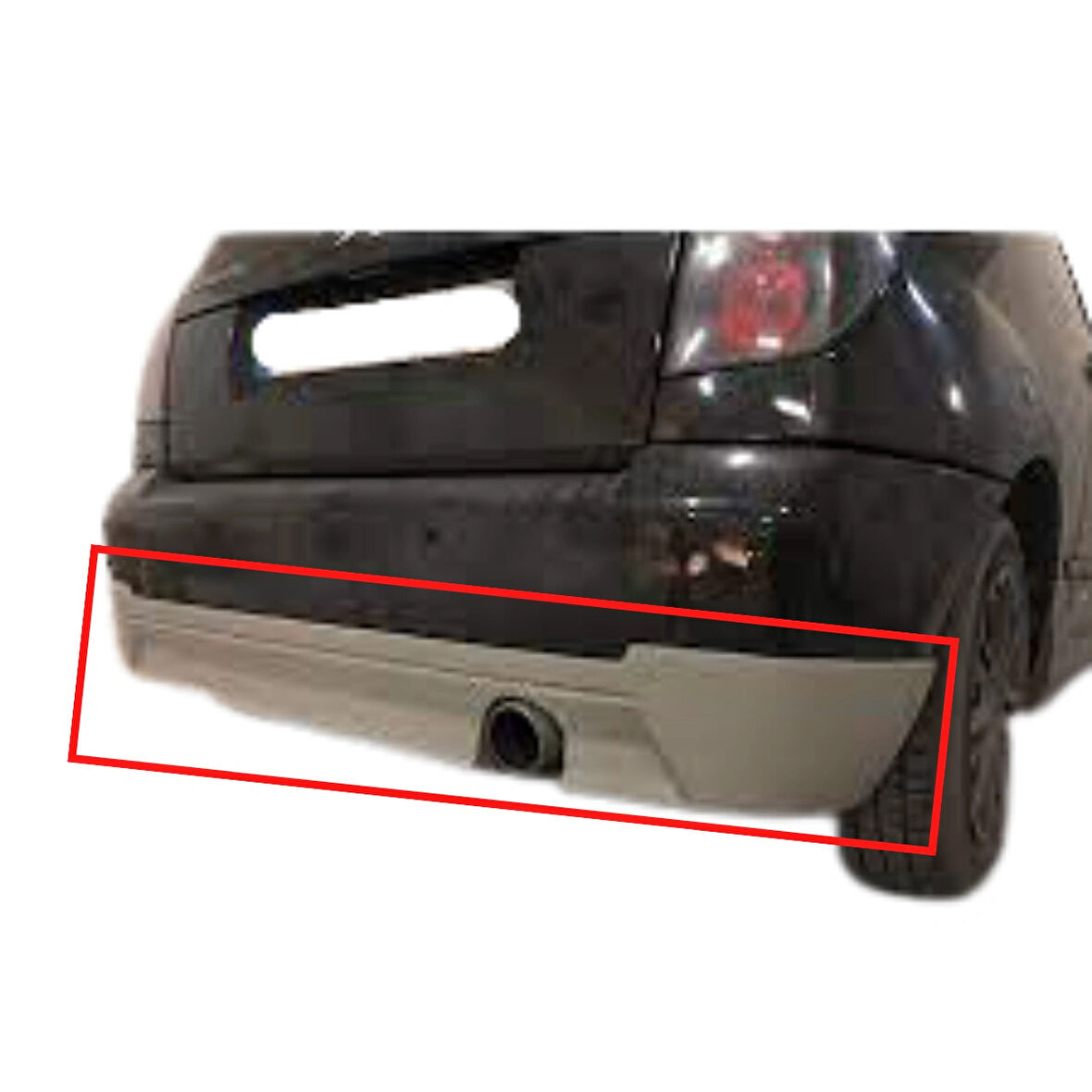 CİTROEN C2 ARKA TAMPON EKİ (( BOYASIZ - ASTARLI ))